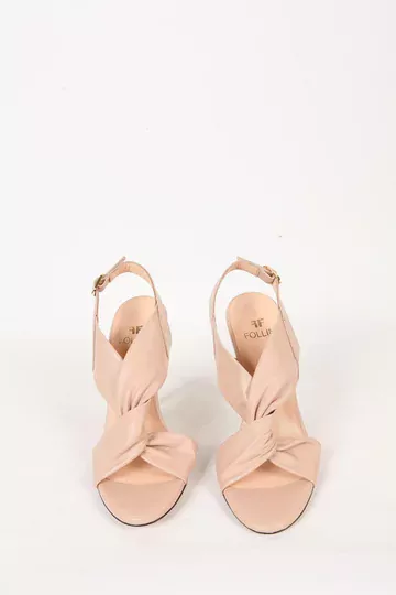 Kadın Deri Ayakkabı Topuklu Siyah