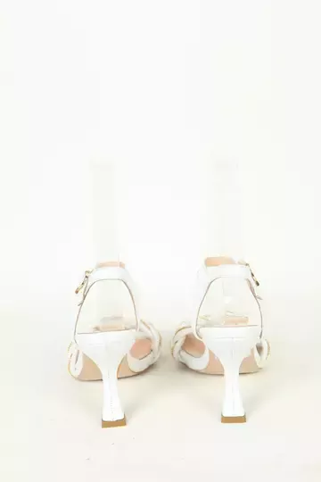 Kadın Detay Örgülü Sandalet