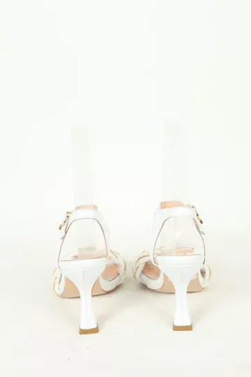 Kadın Detay Örgülü Sandalet