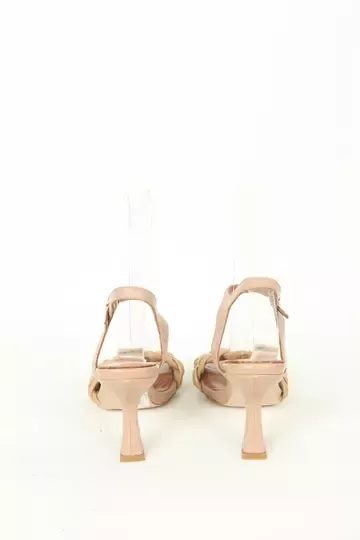 Kadın Detay Örgülü Sandalet