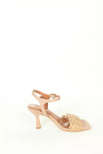 Kadın Detay Örgülü Sandalet