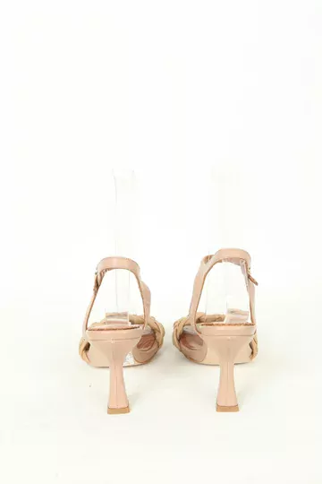 Kadın Detay Örgülü Sandalet