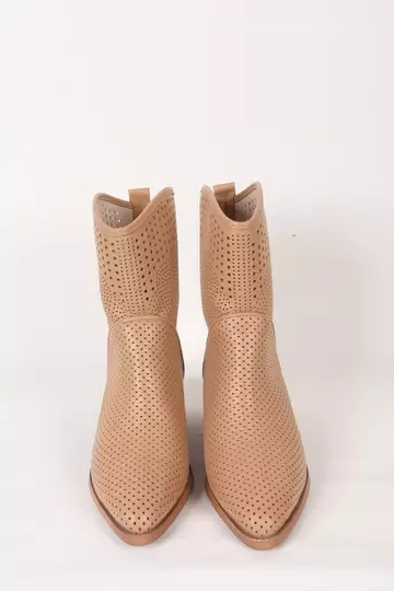 Kadın Hakiki Deri Yazlık Bot