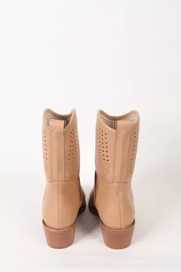 Kadın Hakiki Deri Yazlık Bot