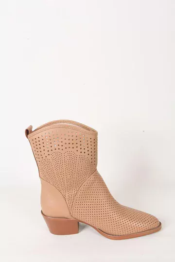 Kadın Hakiki Deri Yazlık Bot