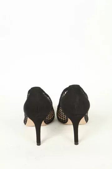 Kadın Deri Ayakkabı Aksesuar Detaylı Siyah