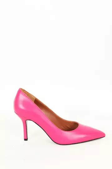 Kadın Yeşil Hakiki Deri Stiletto