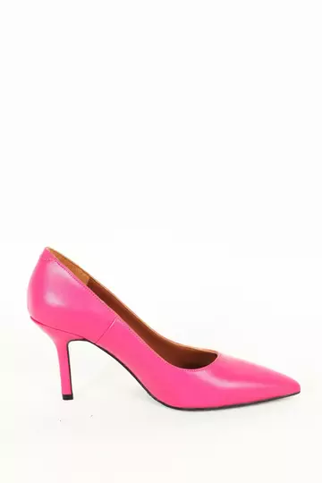 Kadın Yeşil Hakiki Deri Stiletto