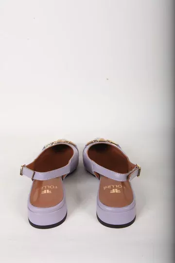 Kadın Siyah Hakiki Deri Topuklu Sandalet