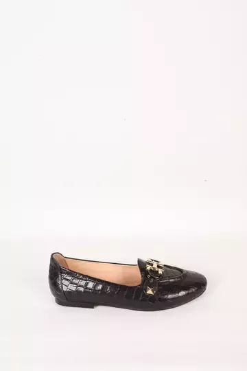 Kadın Deri Babet Siyah