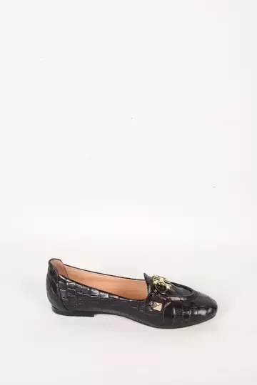 Kadın Deri Babet Siyah