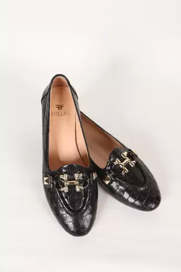 Kadın Deri Babet Siyah