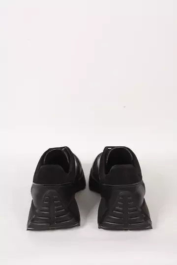 Kadın Deri Sneaker Siyah