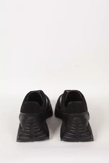 Kadın Deri Sneaker Siyah