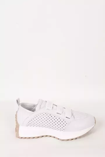 Kadın Beyaz Hakiki Deri Snekear