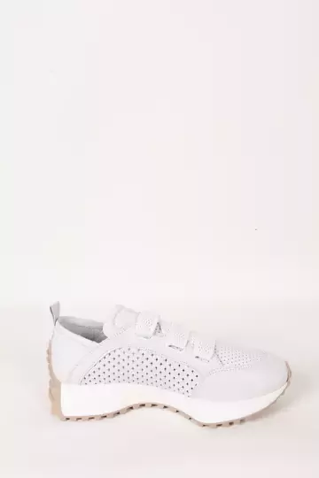 Kadın Beyaz Hakiki Deri Snekear