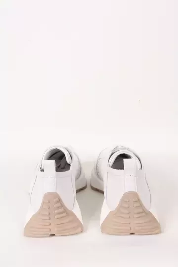 Kadın Beyaz Hakiki Deri Snekear