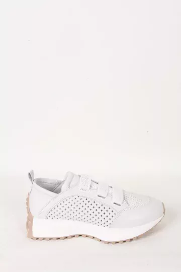 Kadın Beyaz Hakiki Deri Snekear