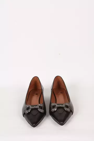 Kadın Deri Babet Siyah