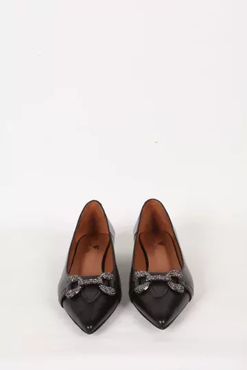 Kadın Deri Babet Siyah