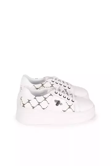 Kadın Hakiki Deri Aksesuar Detaylı Sneaker