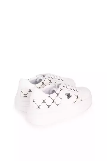 Kadın Hakiki Deri Aksesuar Detaylı Sneaker