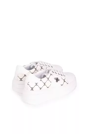 Kadın Hakiki Deri Aksesuar Detaylı Sneaker