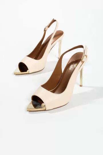 Kadın Deri Ayakkabı Açık Vizon