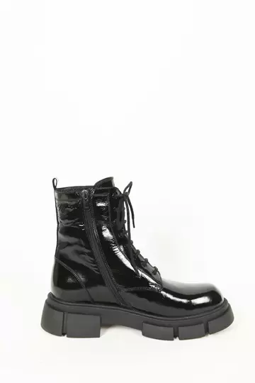 Kadın Bej Hakiki Deri Bot