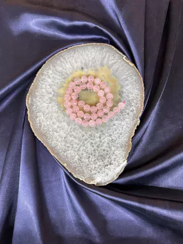 Pembe Kuvars 8mm Dizi Taş