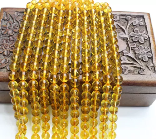 SİTRİN 8MM DİZİ TAŞ