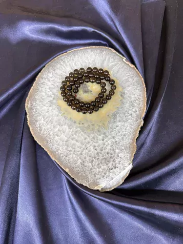 DUMANLI KUVARS 8 MM DİZİ TAŞ