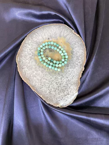 PERU TURKUAZ 8 MM DİZİ TAŞ