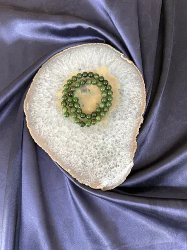 NEFRİT YEŞİM 8 MM DİZİ TAŞ