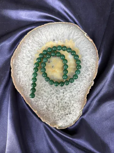 YEŞİL AKİK 10 MM DİZİ TAŞ