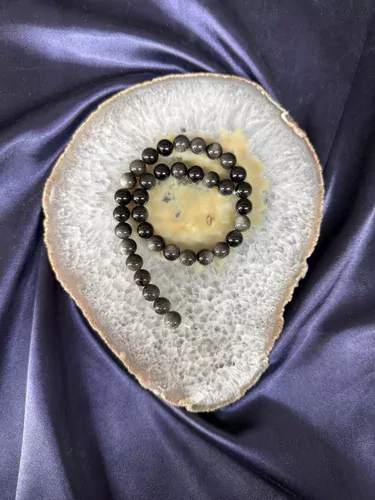 SİLVER SHİNE OBSİDYEN 10MM DİZİ TAŞ