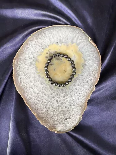 HEMATİT 8 MM BİLEKLİK