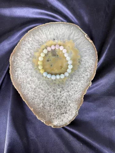 MORGANİT 8 MM BİLEKLİK