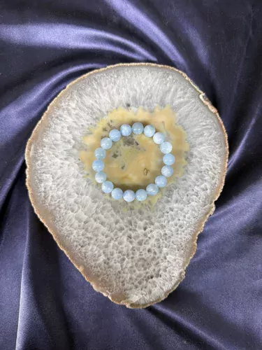 AQUAMARİN 10 MM BİLEKLİK