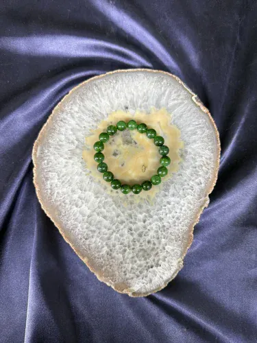 NEFRİT YEŞİM 10 MM BİLEKLİK