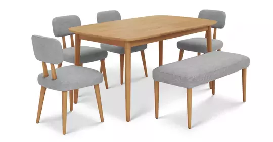 Siyah Beyaz Detaylı Mini Elbise