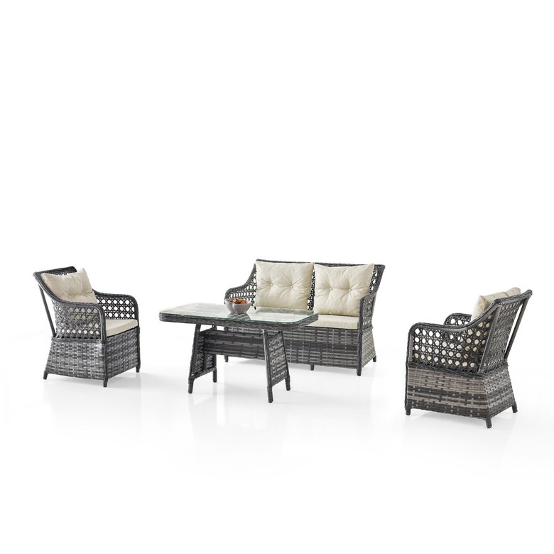 Floray Rattan Çay Takımı