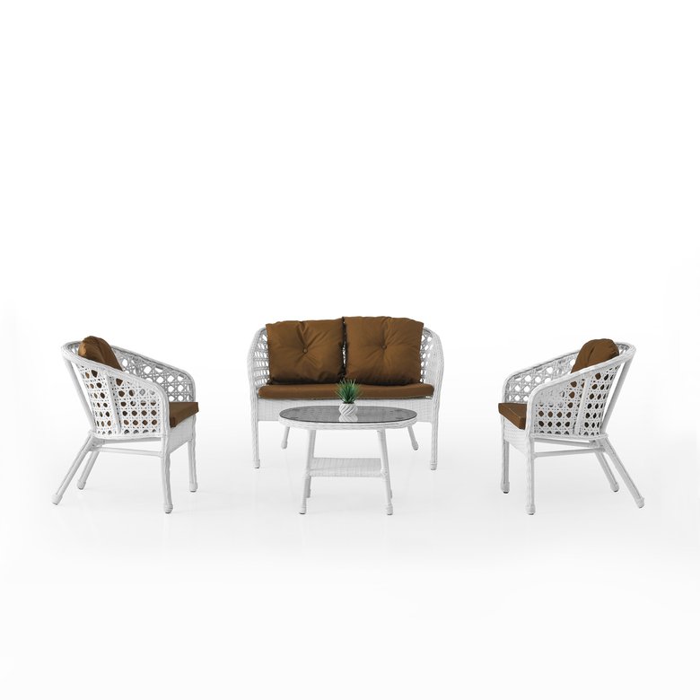 Folia Rattan Çay Takımı