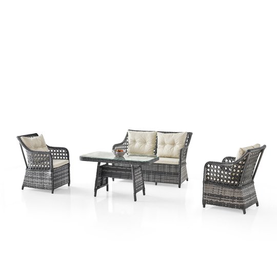 Floray Rattan Çay Takımı