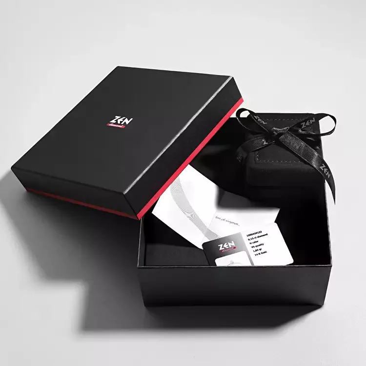 0,29 Karat Pırlanta Safir Sonsuzluk Kolye