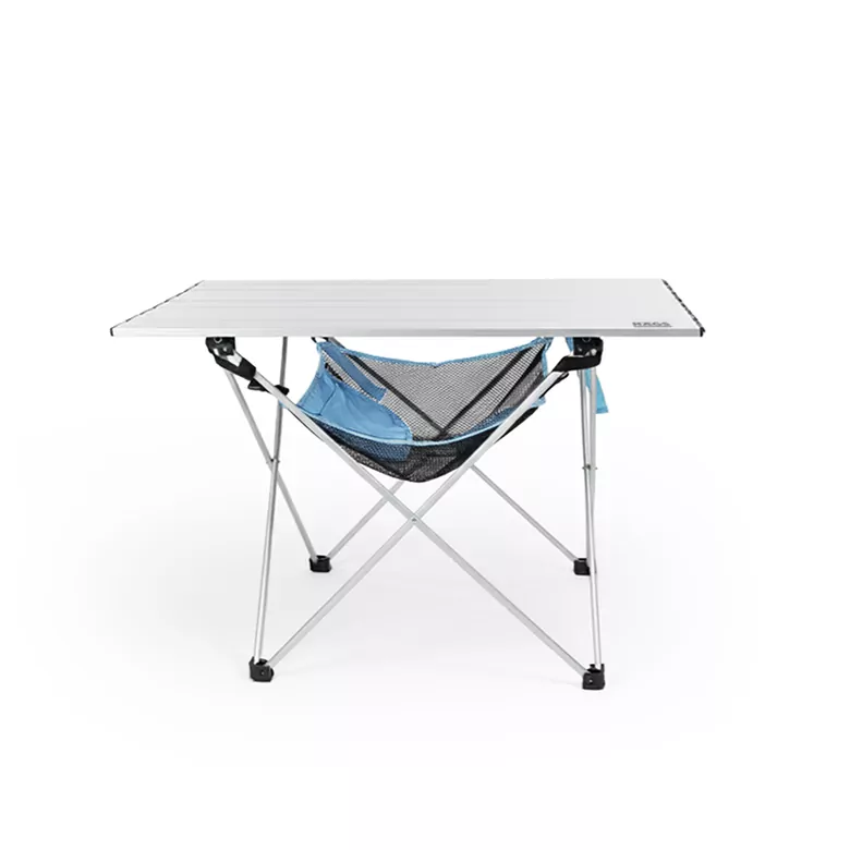 Masa Altı Saklama Filesi, Kamp Piknik Outdoor için Masa Altı Kamp Malzemeleri Eşya Depolama, Düzenleyici Organizer Kese Hurç File - S- 35x35 cm - Mavi