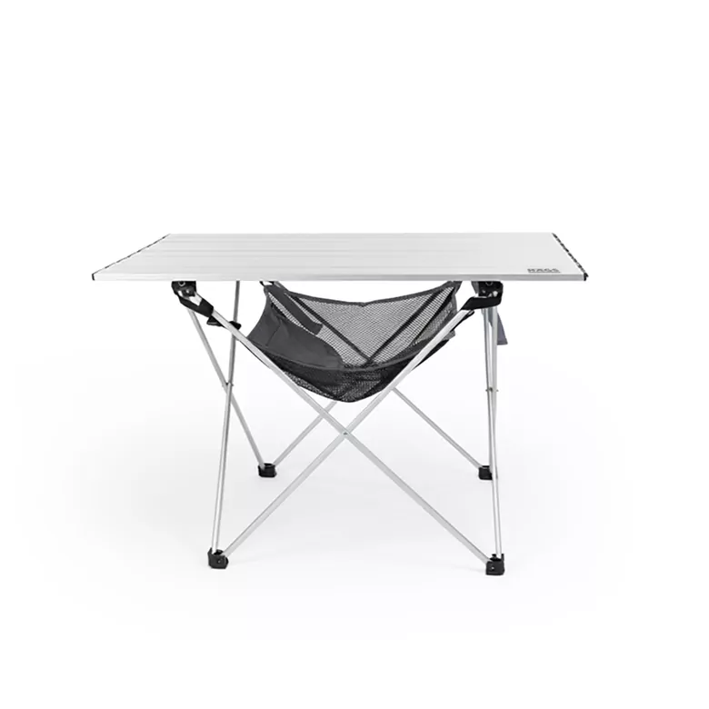 Masa Altı Saklama Filesi, Kamp Piknik Outdoor için Masa Altı Kamp Malzemeleri Eşya Depolama, Düzenleyici Organizer Kese Hurç File - S- 35x35 cm - Gri