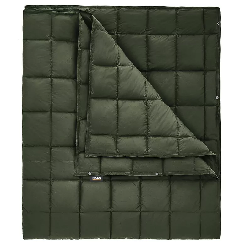 Haegs Kamp Battaniyesi - Dış Mekan Hafif Kompakt Seyahat Yorganı Kamp Yürüyüş Outdoor Şal, Battaniye 200-150 cm Haki