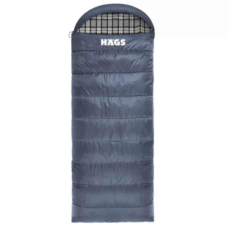 Haegs Uyku Tulumu, Flanel, Battaniye, Kamp Uyku Tulumu, Outdoor Dış Mekan, 3 - 4 Mevsim, Yazlık Uyku Tulumu - Kış Uyku Tulumu, Ultra Hafif, Sıcak ve Kompakt - Flanel -Antrasit