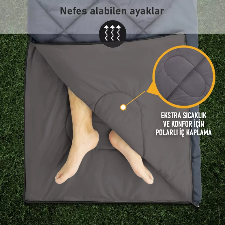Haegs Uyku Tulumu, Polar, Battaniye, Kamp Uyku Tulumu, Outdoor Dış Mekan, 3 - 4 Mevsim, Yazlık Uyku Tulumu - Kış Uyku Tulumu, Ultra Hafif, Sıcak ve Kompakt - Polar -Kırmızı
